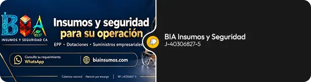 Bia Insumos y Seguridad en Equipos de Seguridad Industrial en Tariba
