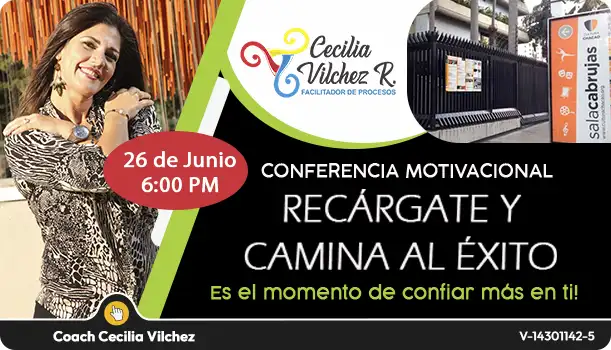 Coach Cecilia Vilchez R. en Talleres de Crecimiento Personal en La Guaira