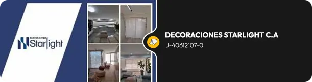 Decoraciones Starlight en Persianas en Caracas