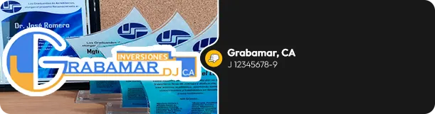 Grabamar Reconocimientos y Placas en Diplomas y Medallas en Caracas