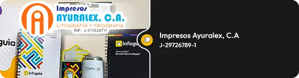 Impresos Ayuralex en Centros de Impresion Digital en Caracas