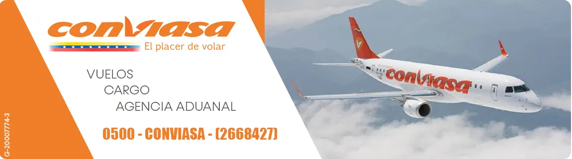 Banner Corporativo de Conviasa en Infoguia Venezuela