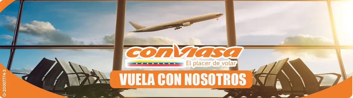 Banner Corporativo de Conviasa en Infoguia Venezuela
