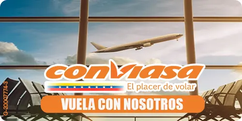 Banner Corporativo de Conviasa en Infoguia Venezuela