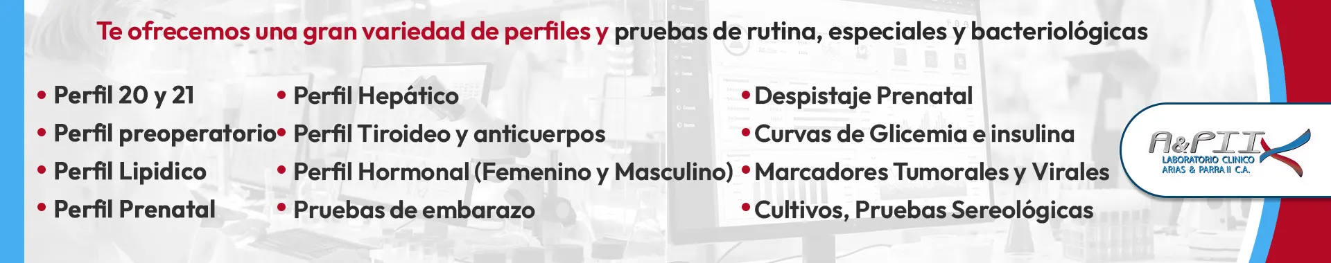 Imagen 2 del perfil de A&pii Laboratorio Clínico Arias & Parra II