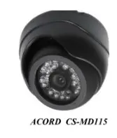 Cámara mini-domo ccd color 1 / 3