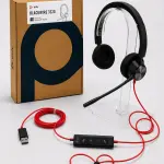 Audífono Poly Blackwire 3320 USB-A (Certificado para Microsoft Teams)