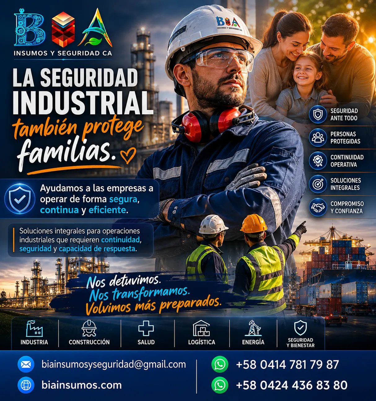 Portfolio para todas las industrias EPP Seguridad Industrial