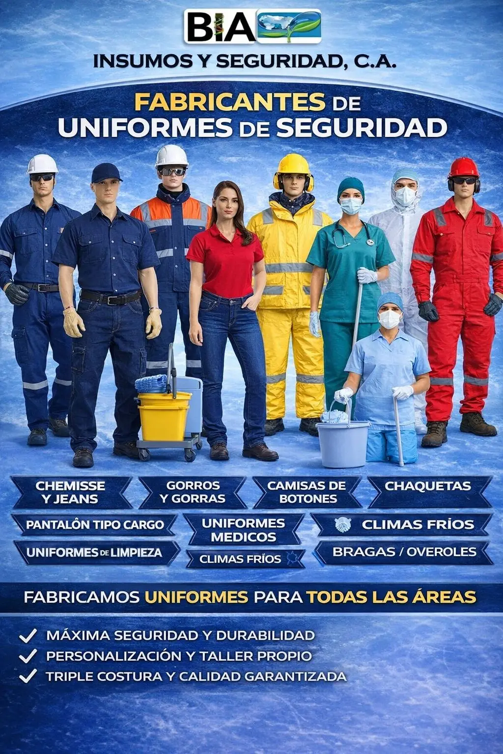 Uniformes de Seguridad Industrial - Somos fabricantes