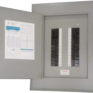 Tablero tipo NLAB 524L-Sin Espacio para Breaker Principal 3F + N + T Embutido Barra Ppal, 250A.