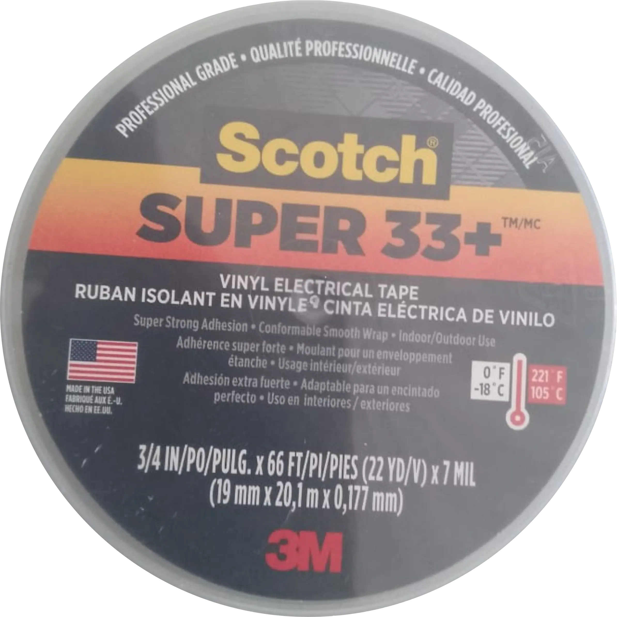 Teipe Eléctrico Scotch Super 33 3M