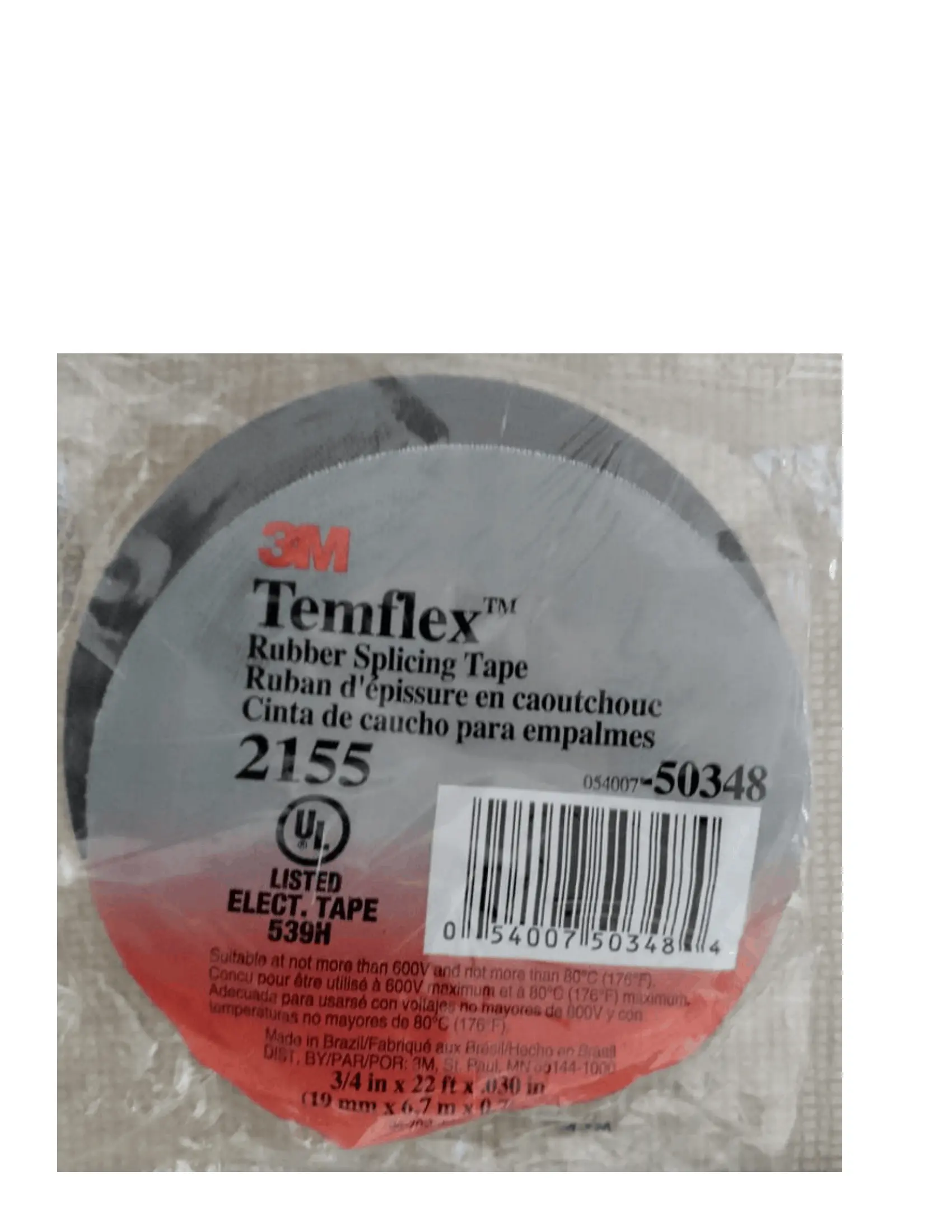 Teipe Temflex 3M 2155, equivalente 23