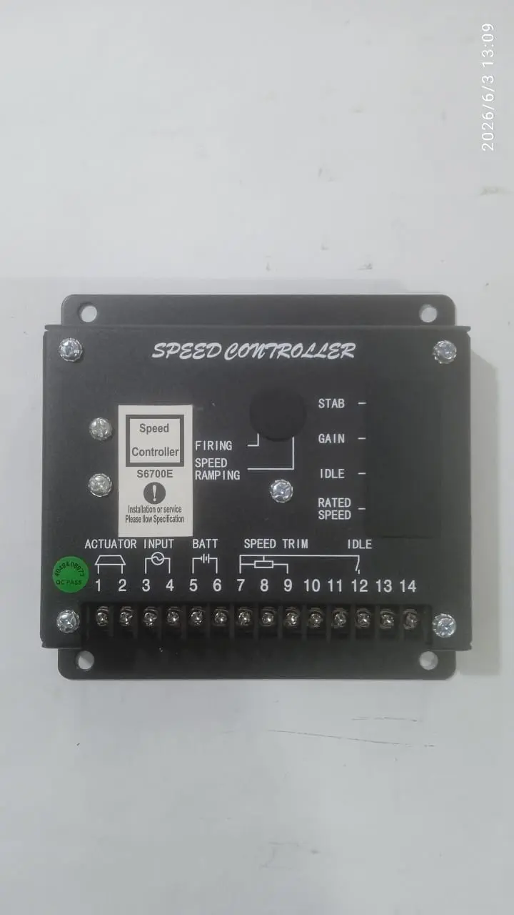 Controlador de velocidad S6700E