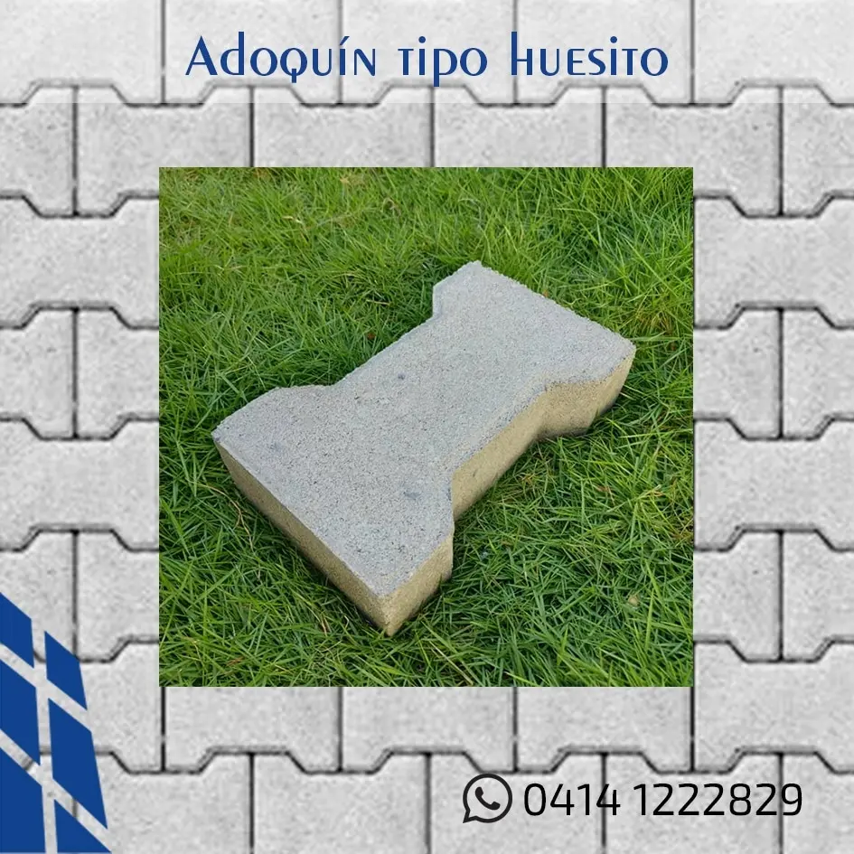 Adoquín tipo huesito