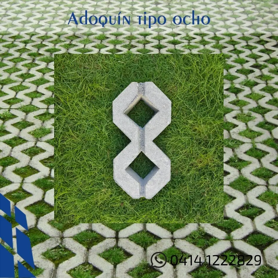 Adoquín tipo ocho (8)