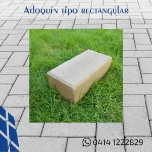 Adoquín tipo rectangular