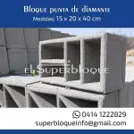 Bloque punta de diamante