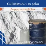 Cal hidratada y en polvo