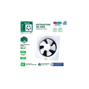 Extractor de aire de 10"