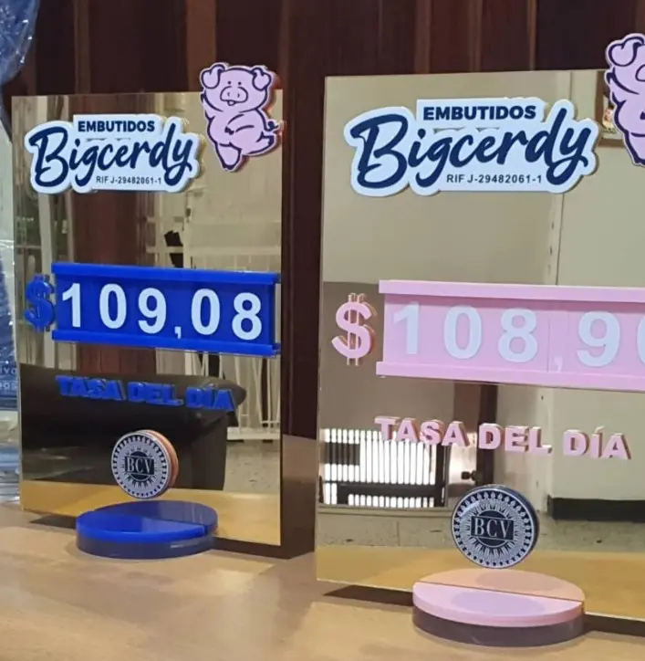 Promoción en Habladores Tasa del día