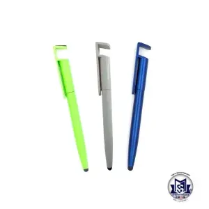 Boligrafo Plastico Pluton Touch Portacelular