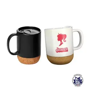 Taza Corcho con Tapa