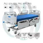 Cama Clínica Eléctrica 5 Posiciones c/Balanza Integrada Radiotransparente HLB117A