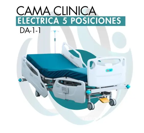 Cama Clínica Eléctrica 5 Posiciones con Balanza Integrada