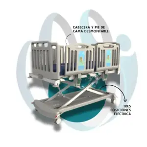 Cama Clínica Eléctrica Pediatrica 3 posiciones SM-PD001