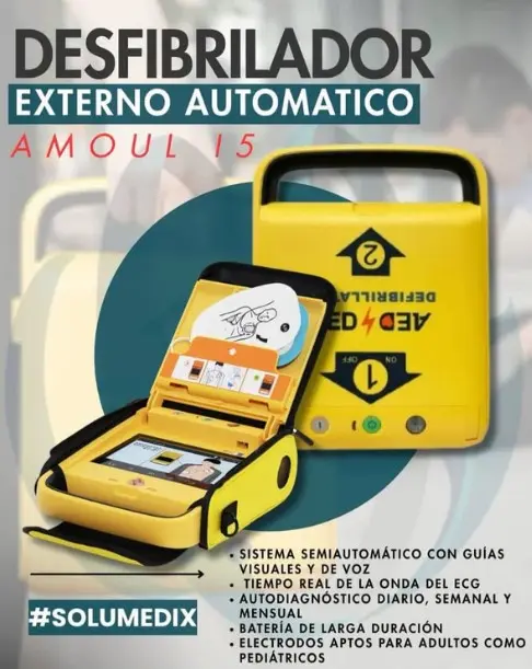 Desfibrilador de Emergencia Semiautomático DEA I5 AMOUL