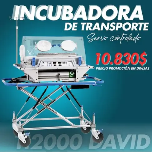 Promo Incubadora de Transporte Servo Controlado TI2000