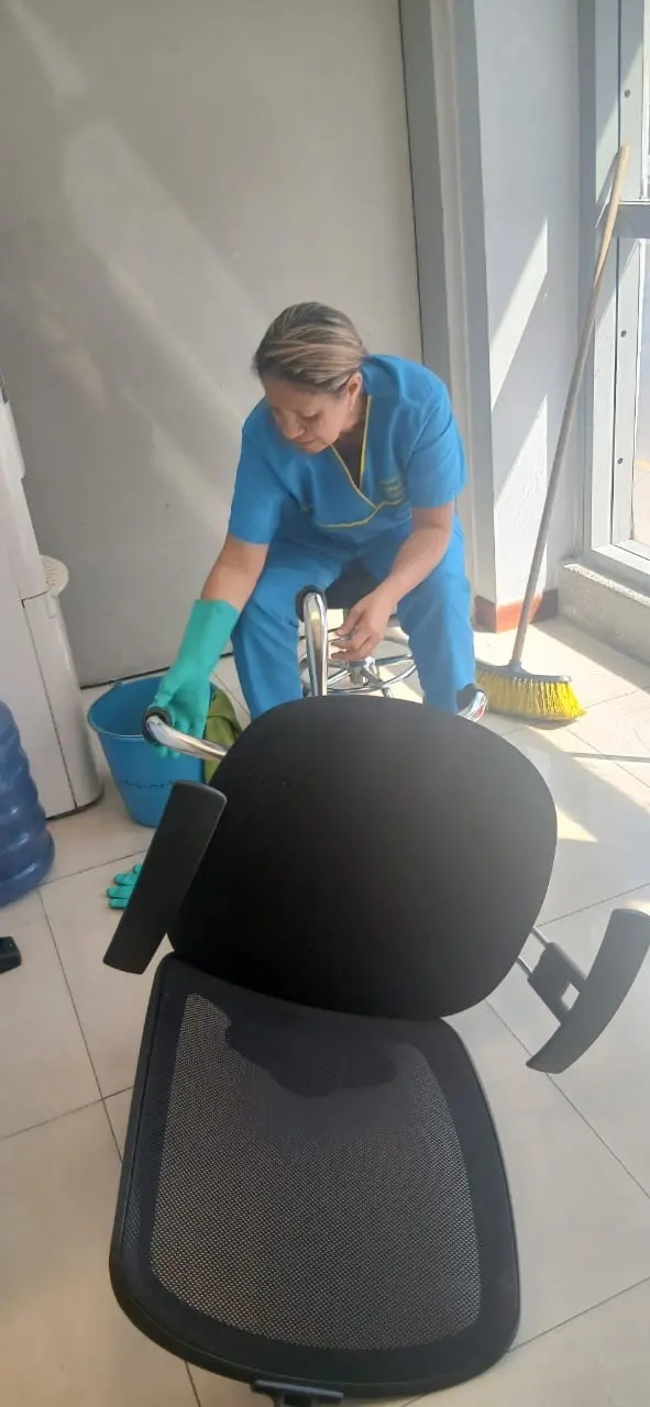Limpieza y Mantenimiento de Sillas de Oficina