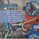 Inspección mantenimientos y reparación a sistemas hidroneumáticos,  bombas y tableros de control.