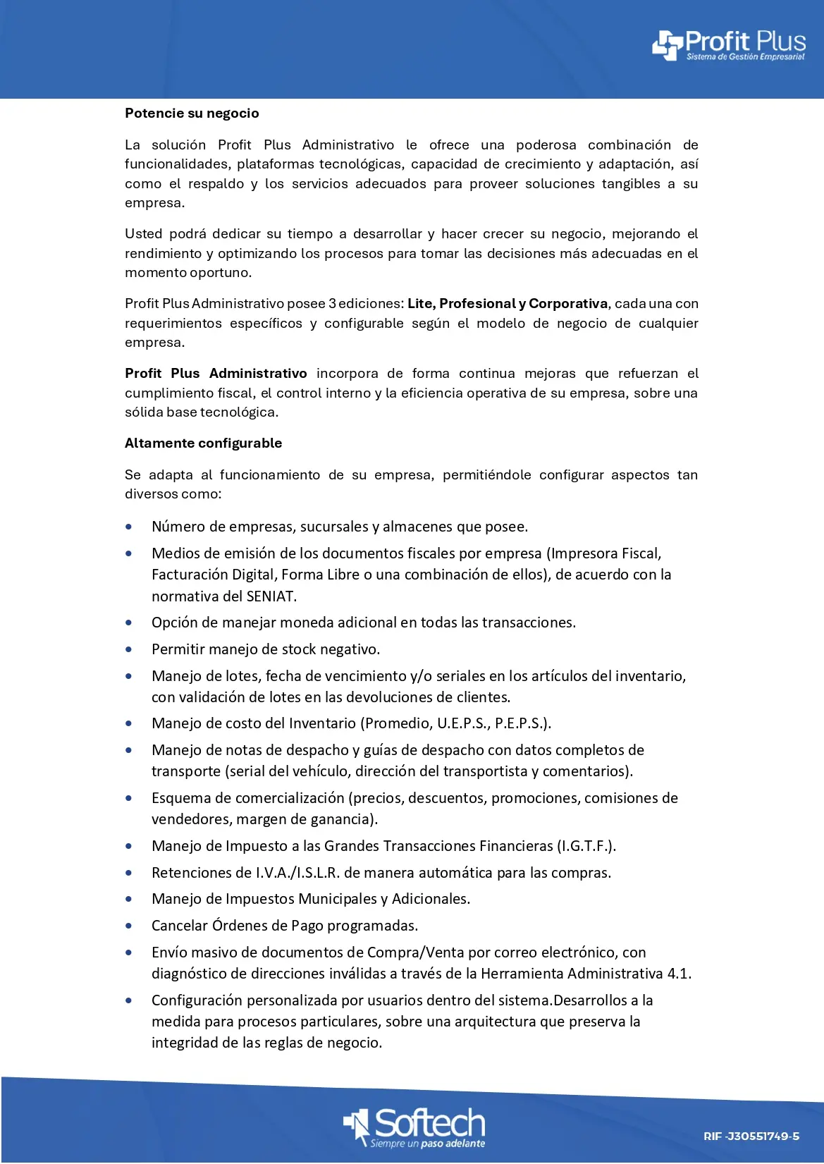Profit Plus Administrativo 9.2 Lite