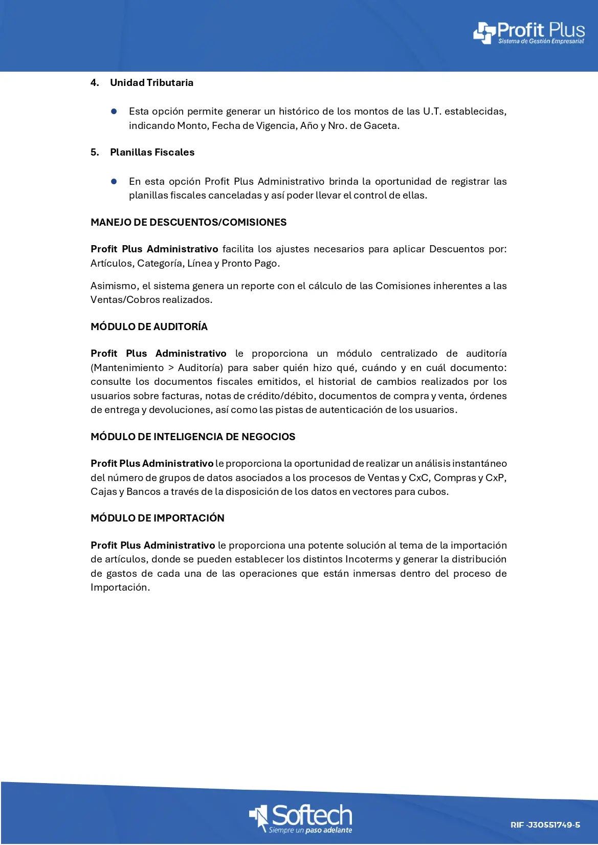 Profit Plus Administrativo 9.2 Profesional