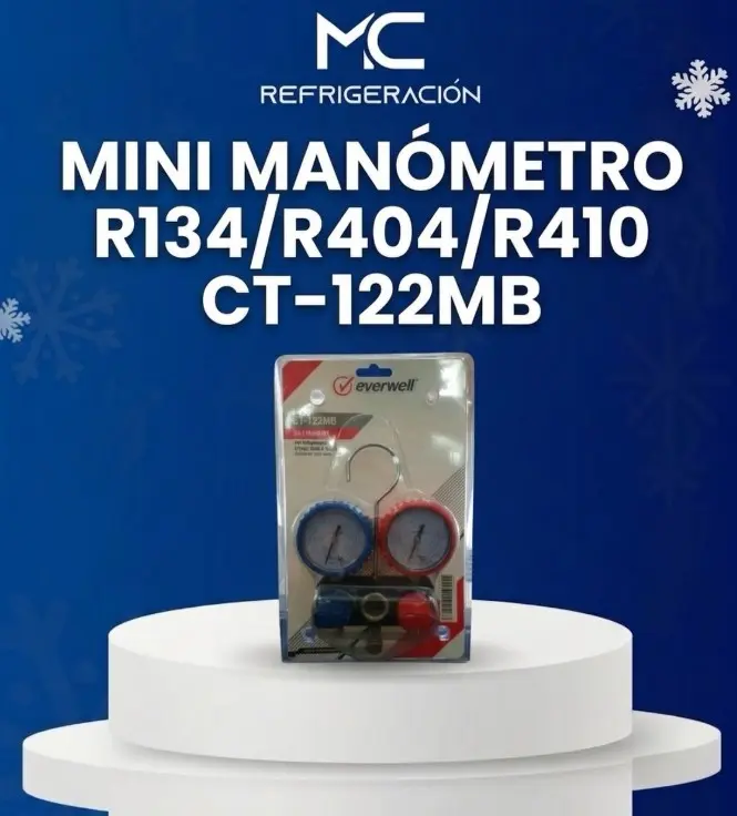 Mini manómetro R134/R404/R410 CT-122MB