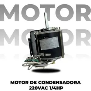 Motor de Condensadora 220VAC 1/4HP