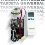 Tarjeta universal de A/A con display