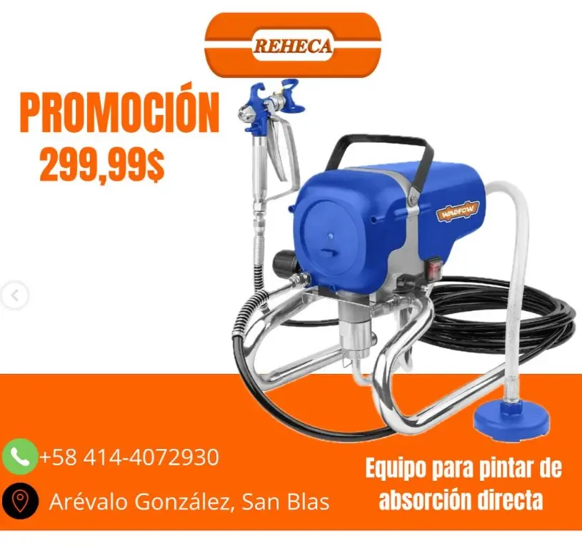 Equipo para pintar de absorción directa