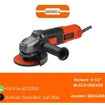 Esmeril BLACK+DECKER de 4 1/2”