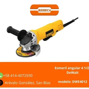 Esmeril DeWalt de 4 1/2”