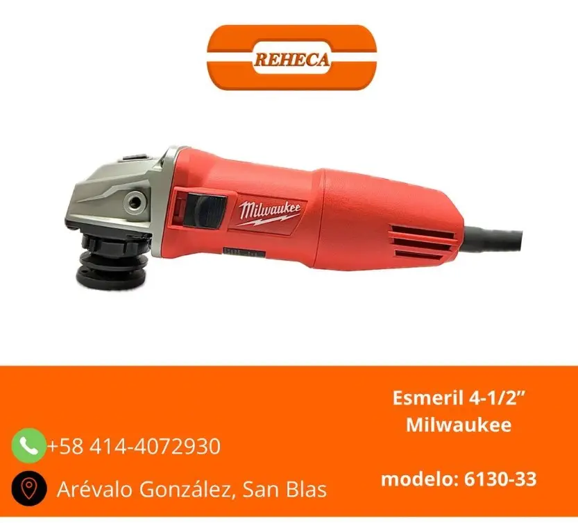 Esmeril Milwaukee de 4 1/2”