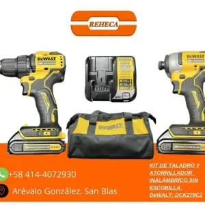 Kit de taladro y atornillador inalámbrico