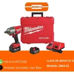 Llave de impacto Milwaukee 3/4” inalámbrico