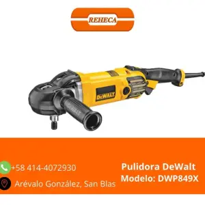 Pulidora DeWalt de 7”(180mm)