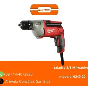 Taladro eléctrico 3/8” 10 mm