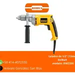 Taladro eléctrico DeWalt 1/2” (13mm)