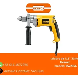 Taladro eléctrico DeWalt 1/2” (13mm)