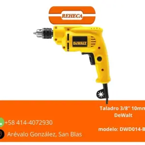 Taladro eléctrico DeWalt 3/8” 10mm