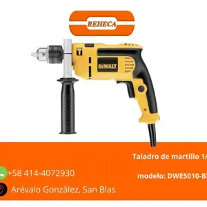 Taladro eléctrico de martillo DeWalt 1/2” 13mm